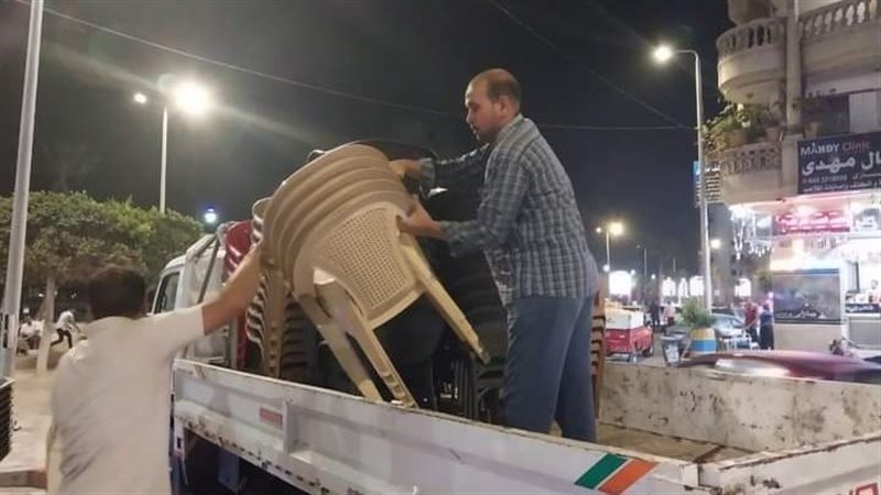 رفع حالات إشغال طريق