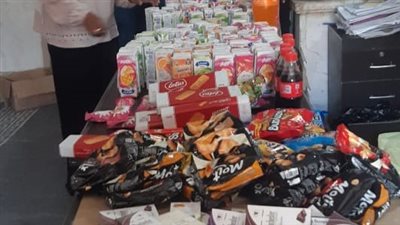 تموين وسط بالإسكندرية يضبط مخزن مواد غذائية بدون ترخيص 