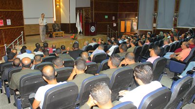 يوم تدريبي وتعليمي لأفراد الأمن الإدارى بجامعة المنصورة 