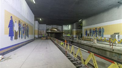 انتهاء 98% من الأعمال النهائية لمحطات المترو الجديدة