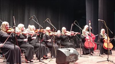 أوركسترا النور والأمل لذوي الإعاقة البصرية في حفل فني بالمتحف القومي للحضارة