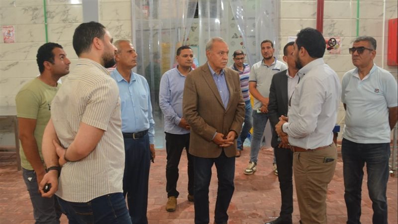 محافظ القليوبية خلال