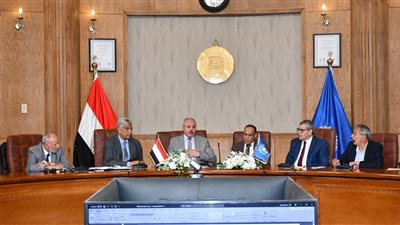 اجتماع مراجعة الإدارة العليا لنظام الجودة في جامعة قناة السويس