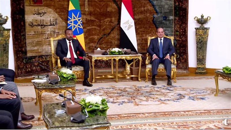 السيسي يستقبل آبي