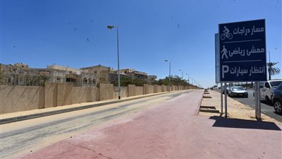 تنفيذ أول ممشى رياضي وتراك للدراجات بالقاهرة الجديدة (صور)