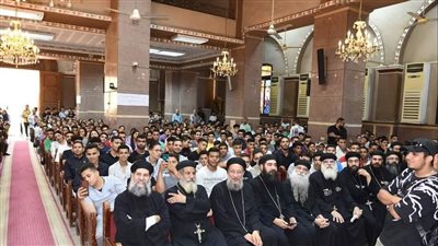 إيبارشية بني سويف تختتم مؤتمر شباب ثانوي