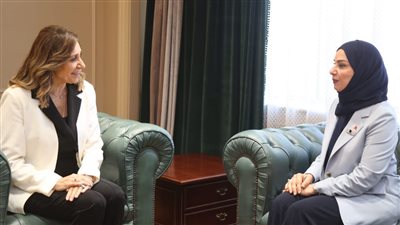 وزيرة الثقافة تستقبل سفيرة البحرين بالعاصمة الإدارية الجديدة 