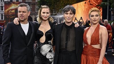 طاقم عمل فيلم Oppenheimer يغادرون العرض العالمي للمشاركة في إضراب الممثلين (فيديو)