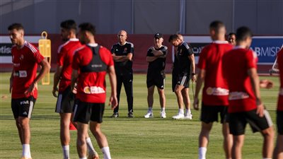 الدوري المصري، الأهلى يواصل تدريباته استعدادًا لمباراة المقاولون العرب