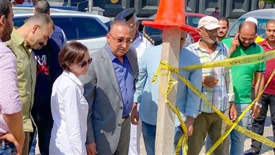 محافظ الإسكندرية يتفقد أعمال مشروع إدارة مياه الأمطار (صور)