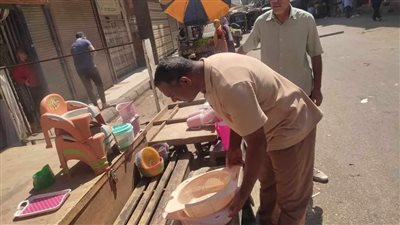 تحرير 80 محضر إشغال فى 3 مراكز بالمنيا