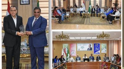 محافظ الشرقية يلتقي بالدكتور هشام الغزالي