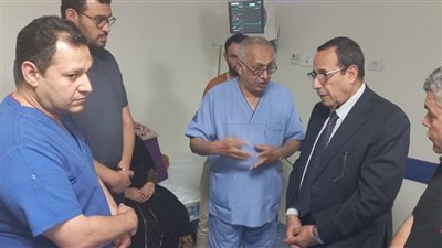محافظ شمال سيناء يتفقد مستشفى العريش العام