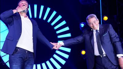 كواليس لقاء كريم عبد العزيز ومحمود سعد في SoldOut Interviews