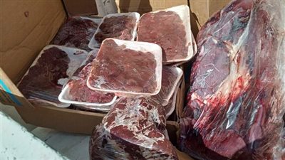 ضبط 2 طن لحوم وكبدة مستوردة غير صالحة بكرداسة
