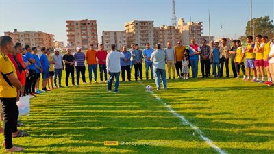 رئيس مدينة النوبارية الجديدة يفتتح الدورة الرياضية للمصالح الحكومية