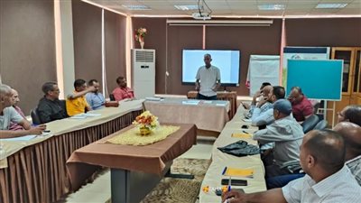 مياه الأقصر: تنفذ برنامج تدريب إصلاح الشبكات لفني تشغيل الدرجة الثالثة