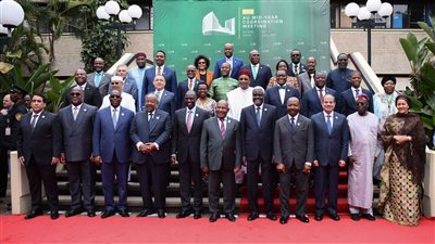 6 صور ترصد مشاركة السيسي في الجلسة الافتتاحية بالقمة التنسيقية الأفريقية