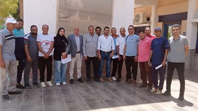 إجتماع فني لإجراء قرعة جداول مباريات دوري مراكز الشباب بالوادي الجديد