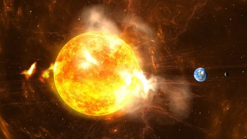 الانفجارات الشمسية،