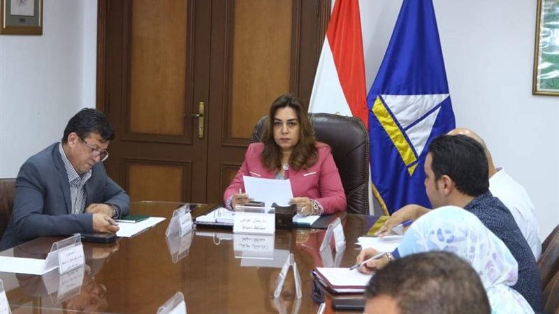 اجتماع محافظ دمياط،