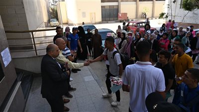 500 طالب في اليوم الأول لاختبارات كلية التربية الرياضية بجامعة الفيوم