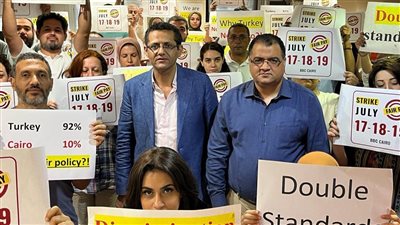 البلشي: ندعم إضراب صحفيي بي بي سي وندعو الضيوف لإعلان تضامنهم قبل كل مداخلة