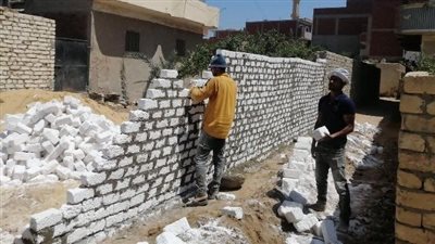 إزالة 47 حالة تعد واسترداد 34 فدان أملاك الدولة بالشرقية