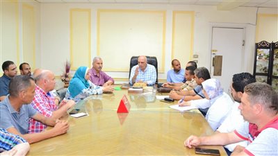 السكرتير العام للبحيرة يعقد اجتماعًا لدراسة تعارضات تنفيذ أعمال محور المحمودية