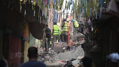 ارتفاع عدد ضحايا عقار حدائق القبة المنهار لـ9 والبحث عن 4 مفقودين