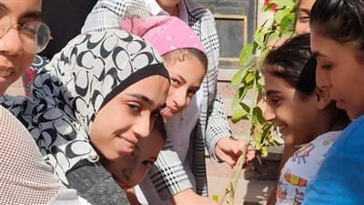 وكيل وزارة الشباب والرياضة تغرس أولى الأشجار أمام المديرية بالإسكندرية