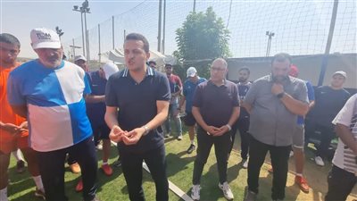 تامر مصطفى يتابع تدريبات قطاع الناشئين بإنبي ( صور )