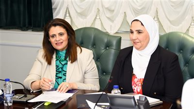 القباج وجندي تناقشان قضايا الحماية الاجتماعية للمصريين بالخارج ومشاركتهم في جهود التنمية