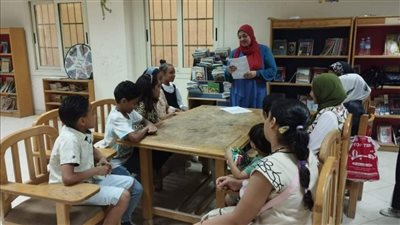 إقبال الأطفال على الأنشطة الصيفية بثقافة الأقصر