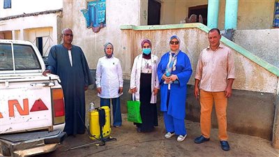 فرق الصحة تواصل عملها في نجع سندل بقنا لمواجهة المرض الغامض