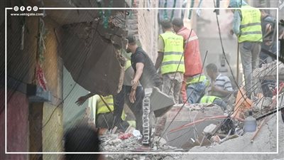 ليلة بكت فيها حدائق القبة.. ساكن الطابق الأول السبب في انهيار العقار وسقوط ضحايا ومصابين.. فيديوجراف