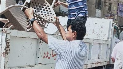 إزالة 995 حالة إشغال طريق بالبحيرة (صور)