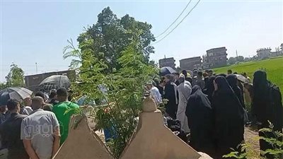 تشييع جثامين عائلة شرقاوية ضحايا حادث عقار حدائق القبة (صور)