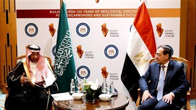 الملا يعقد جلسة مباحثات مع وزير الصناعة والثروة المعدنية السعودي لبحث أوجه التعاون