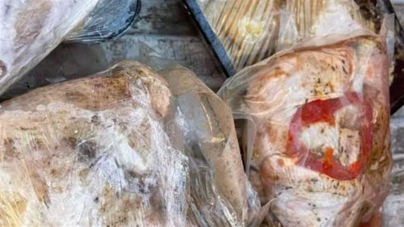 ضبط دواجن فاسدة في