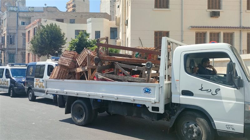 رفع إشغالات الطريق،