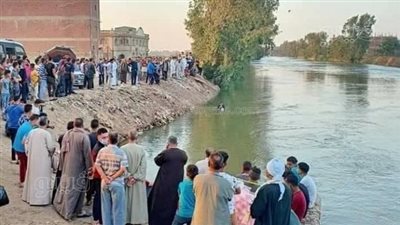 البحث عن طفل غرق في مياه ترعة المريوطية بالبدرشين