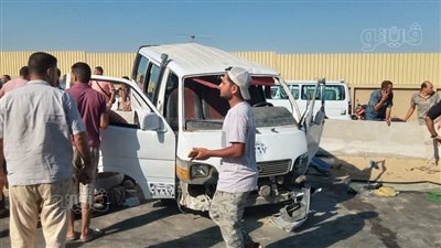 مصرع سيدتين في انقلاب ميكروباص بالإسماعيلية 