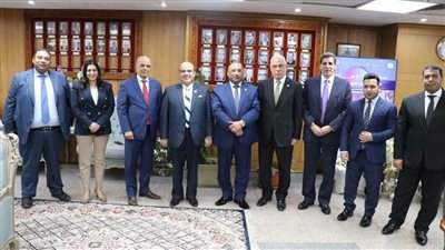 المستشار مسعد عبد المقصود يستقبل رئيس مجلس الدولة