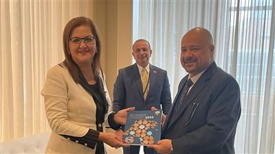 وزيرة التخطيط تبحث سبل التعاون مع الأمين العام للمجلس الأعلى للتخطيط والتنمية بالكويت