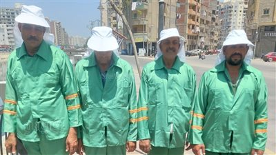 توفير 300 قطعة ملابس جديدة وواقي من أشعة الشمس لعمال النظافة في الغربية