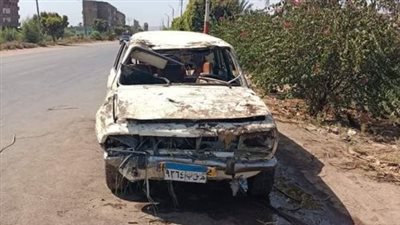 النيابة تصرح بدفن 3 أشخاص في انقلاب سيارة بترعة بسوهاج (صور)
