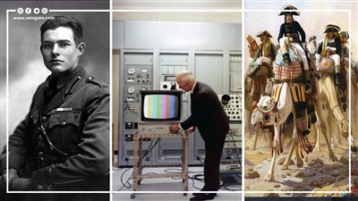 أحداث 21 يوليو، هزيمة المماليك في معركة إمبابة، بداية البث التلفزيوني، ميلاد إرنست همينجواي ورحيل جورجي زيدان