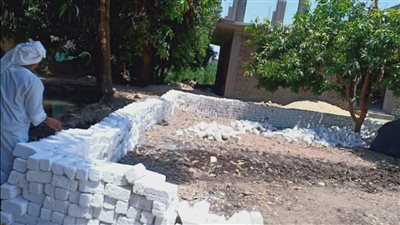 إزالة 7 حالات تعد على أراضي الدولة بإسنا في الأقصر