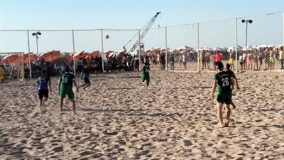 هزيمة منتخب الكرة الشاطئية من إيطاليا 6 - 2